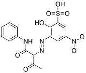 CAS#: 38850-01-0, 5-[[1,3-Dioxo-1-(Phenylamino)Butan-2-Yl]Hydrazinylidene]-3-Nitro-6-Oxocyclohexa-1,3-Diene-1-Sulfonic Acid