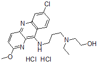 CAS#: 38915-29-6, 2-[3-[(7-Chloro-2-Methoxypyrido[3,2-b]Quinolin-10-Yl)Amino]Propyl-Ethylamino]Ethanol Dihydrochloride