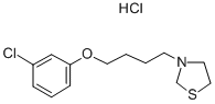 CAS 登录号：38920-91-1， 3-[4-(3-氯苯氧基)丁基]-1,3-噻唑烷盐酸盐