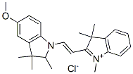 CAS#: 38926-38-4, 5-Methoxy-2,3,3-Trimethyl-1-[(2Z)-2-(1,3,3-Trimethylindol-2-Ylidene)Ethylidene]-2H-Indol-1-Ium Chloride