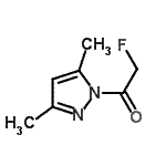 CAS#: 38941-41-2, 1-(3,5-Dimethyl-1H-Pyrazol-1-Yl)-2-Fluoroethanone