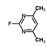CAS 登录号：38953-33-2， 2-氟-4,6-二甲基嘧啶
