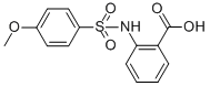 CAS 登录号：38957-44-7， 2-(4-甲氧基-苯磺酰基氨基)-苯甲酸