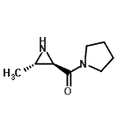 CAS 登录号：389572-78-5， [(2R,3S)-3-甲基-2-氮丙啶基](1-吡咯烷基)甲酮