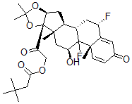 CAS#: 38965-31-0, Fluocinolone acetonide tert-butylacetic ester