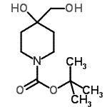 CAS#: 389889-80-9, 2-Methyl-2-Propanyl 4-Hydroxy-4-(Hydroxymethyl)-1-Piperidinecarboxylate