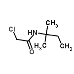 CAS 登录号：39096-81-6， 2-氯-N-(2-甲基-2-丁烷基)乙酰胺
