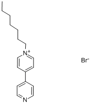 CAS 登录号：39127-10-1， 1-庚基-4-(4-吡啶基)吡啶鎓溴化物