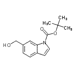 CAS#: 391668-75-0, 2-Methyl-2-Propanyl 6-(Hydroxymethyl)-1H-Indole-1-Carboxylate