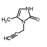 CAS#: 391671-26-4, 5-Methyl-1-Prop-2-Ynyl-3H-Imidazol-2-One