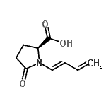CAS 登录号：391937-24-9， 1-[(1E)-1,3-丁二烯-1-基]-5-氧代-L-脯氨酸