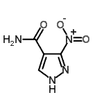 CAS 登录号：39205-91-9， 3-硝基-1H-吡唑-4-甲酰胺