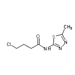 CAS#: 392244-44-9, 4-Chloro-N-(5-Methyl-1,3,4-Thiadiazol-2-Yl)Butanamide