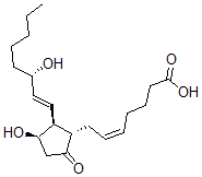 CAS 登录号：39265-67-3， (Z)-7-[(1S,2S,3R)-3-羟基-2-[(E,3S)-3-羟基辛-1-烯基]-5-氧代环戊基]庚-5-烯酸