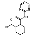 CAS 登录号：392703-94-5， 2-(2-嘧啶基氨基甲酰)环己烷羧酸
