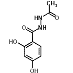 CAS 登录号：392741-20-7， N'-乙酰基-2,4-二羟基苯甲酰肼