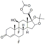 CAS#: 3932-49-8, 6alpha,9-Difluoro-11beta,21-dihydroxy-16alpha,17-(isopropylidenedioxy)pregn-4-ene-3,20-dione 21-acetate
