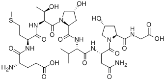 CAS#: 393827-71-9, L-alpha-Glutamyl-L-Methionyl-L-Threonyl-(4R)-4-Hydroxy-L-Prolyl-L-Valyl-L-Asparaginyl-(4R)-4-Hydroxy-L-Prolyl-Glycine
