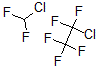 CAS 登录号：39432-81-0， 氯-二氟甲烷; 1-氯-1,1,2,2,2-五氟乙烷