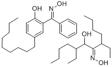 CAS#: 39453-37-7, 5,8-diethyl-7-hydroxy-6-Dodecanone oxime, mixt. with (2-hydroxy-5-nonylphenyl)phenylmethanone oxime