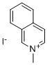 CAS 登录号：3947-77-1， 2-甲基异喹啉-2-鎓碘化物