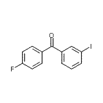 CAS 登录号：395-11-9， (4-氟苯基)(3-碘苯基)甲酮