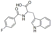 CAS 登录号：39545-02-3， 2-[(4-氟苯甲酰)氨基]-3-(1H-吲哚-3-基)丙酸