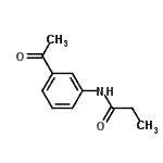 CAS 登录号：39569-28-3， N-(3-乙酰基苯基)丙酰胺
