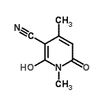 CAS#: 39621-10-8, 2-Hydroxy-1,4-Dimethyl-6-Oxo-1,6-Dihydro-3-Pyridinecarbonitrile