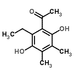 CAS#: 396639-83-1, 1-(2-Ethyl-3,6-Dihydroxy-4,5-Dimethylphenyl)Ethanone