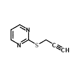 CAS#: 397330-61-9, 2-(2-Propyn-1-Ylsulfanyl)Pyrimidine