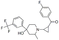 CAS#: 39757-59-0, (4-Fluorophenyl)-[2-[[4-Hydroxy-4-[3-(Trifluoromethyl)Phenyl]Piperidin-1-Yl]Methyl]Cyclopropyl]Methanone