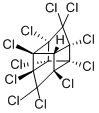 CAS#: 39801-14-4, 1,2,3,4,5,5,6,7,9,10,10- Undecachloropentacyclo(5.3.0.0.0.0)decane