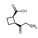 CAS 登录号：398129-70-9， (1R,2S)-2-丙酰基环丁烷羧酸