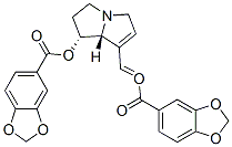 CAS#: 39818-13-8, [(1R,8R)-7-(1,3-Benzodioxole-5-Carbonyloxymethyl)-2,3,5,8-Tetrahydro-1H-Pyrrolizin-1-Yl] 1,3-Benzodioxole-5-Carboxylate