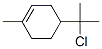CAS 登录号：39864-10-3， 4-(2-氯丙-2-基)-1-甲基环己烯