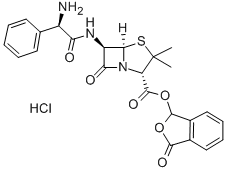 CAS 登录号：39878-70-1， 酞氨青霉素盐酸盐