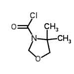 CAS 登录号：39885-55-7， 4,4-二甲基-1,3-恶唑烷-3-甲酰氯
