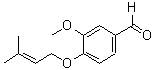 CAS#: 39953-41-8, 3-Methoxy-4-[(3-Methyl-2-Buten-1-Yl)Oxy]Benzaldehyde