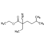 CAS 登录号：399556-78-6， 乙基2-氰基-2-乙基-5-甲基己酸酯