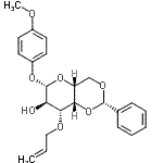 CAS#: 400091-05-6, 4-Methoxyphenyl 3-O-Allyl-4,6-O-Benzylidene-beta-D-Galactopyranoside