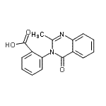 CAS#: 4005-06-5, 2-(2-Methyl-4-Oxo-3(4H)-Quinazolinyl)Benzoic Acid