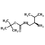 CAS#: 400652-56-4, 2-Methyl-2-Propanyl [(2R)-2-Amino-3-Methylbutyl]Carbamate