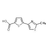 CAS#: 400715-45-9, 5-(2-Methyl-1,3-Thiazol-4-Yl)-2-Thiophenecarboxylic Acid