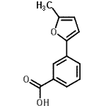 CAS 登录号：400746-01-2， 3-(5-甲基-2-呋喃基)苯甲酸