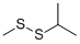 CAS 登录号：40136-65-0， 异丙基甲基二硫醚