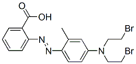 CAS#: 40136-81-0, 2-[[4-[Bis(2-Bromoethyl)Amino]-2-Methylphenyl]Azo]Benzoic Acid