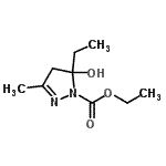 CAS#: 401845-69-0, Ethyl 5-Ethyl-5-Hydroxy-3-Methyl-4,5-Dihydro-1H-Pyrazole-1-Carboxylate