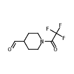 CAS 登录号：401948-16-1， 1-(三氟乙酰基)-4-哌啶甲醛
