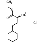 CAS 登录号：402825-02-9， (2S)-4-环己基-1-乙氧基-1-氧代-2-丁烷铵氯化物